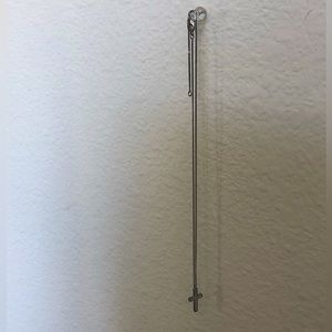 Rhinestoned Cross Necklace